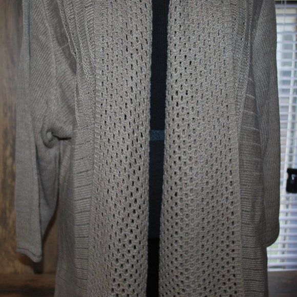 Notations Tan Cardigan Sweater NWT - Picture 2 of 4